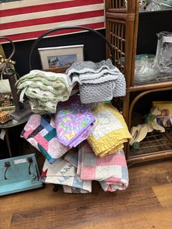 Vintage quilts and afghans