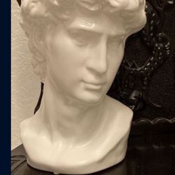 White David Vase Planter.  Or Nude Male.  Great With Italian, Greek, Roman & Grecian Art.  Now $25 EACH.  Not Negotiable. Nude Male Also $25 Each. 