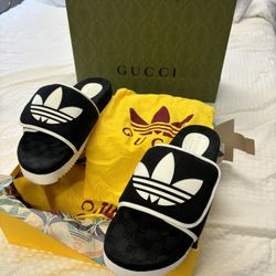 Gucci Adidas Slides 