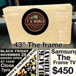 43 INCH SAMSUNG FRAME TV BKACK FRIDAY SALE TV 43 Inch Tv 