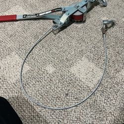 15 Foot Cable Crank. Hook Size Is 5/16.
