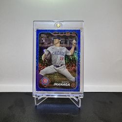2024 Topps Series 2 Shota Imanaga #442 Blue Foilboard /999 Rookie RC 999/999