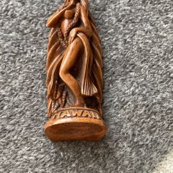 Vintage Hawaiian Hula Dancer-Wood