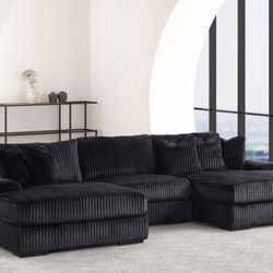 Silvia Black SECTIONAL