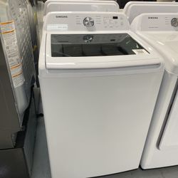 White Top Load Washer With Vibration Reduction Technology+