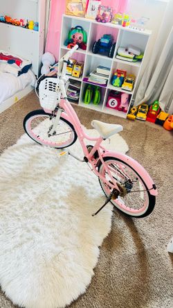 Girls' Pink Bike (16" Wheels, Ages 4-7)