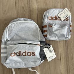 New!  Adidas Backpack And Lunch Tote 