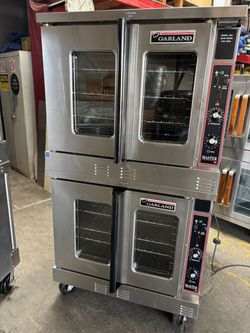 Double Stack Gas Convection Ovens Bakery Depth Garland Master 200 #5447