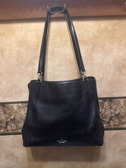 Kate Spade Black Leather Shoulder Bag