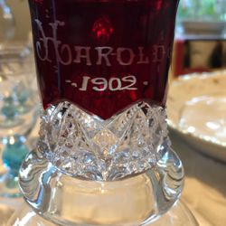 Ruby red Flash Glass from fair in 1902