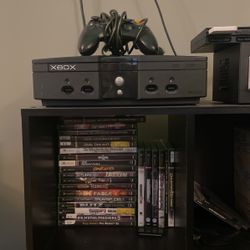 Vintage original Xbox one controller 25 games GTA Tony hawk Cabela Street hoops and more