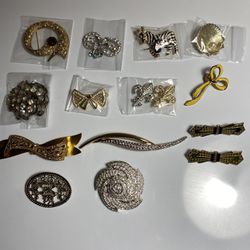 15 Brooches For One Price 