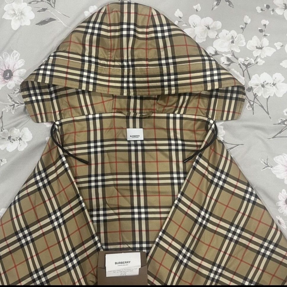 BURBERRY Vintage Check Silk Padded Cape - $700 OBO
