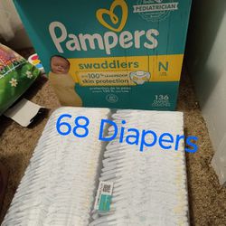 Newborn Pampers Diapers 