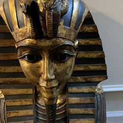 Egyptian King Tut Statue 80’s 24” Inches Tall