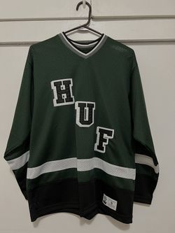HUF Star Green & White Hockey Jersey