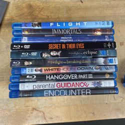 10 Blu-Ray DVDs - $10 For All - mint condition