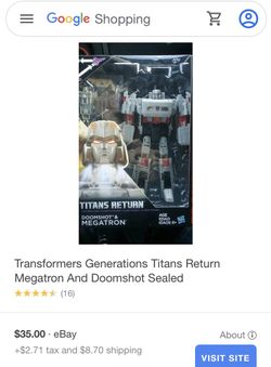 Transformers Generations Titans Return Megatron and Doomshot