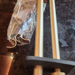 Expandable curtain drapery rod