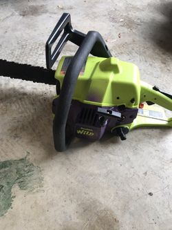 18” pollution pro chainsaw