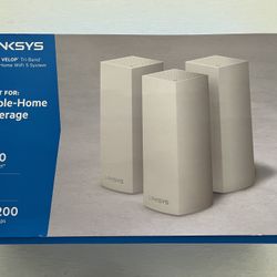 Linksys Wireless Wi-Fi - Velop Mesh Home Wi-Fi system 6000 ft.² coverage