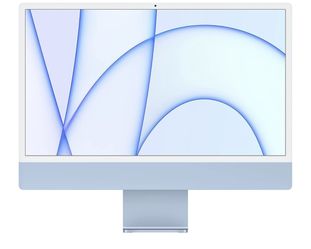 Apple 2021 iMac with Apple M1 Chip with 8-core CPU 24-inch, 8GB RAM, 256GB SSD Storage Blue