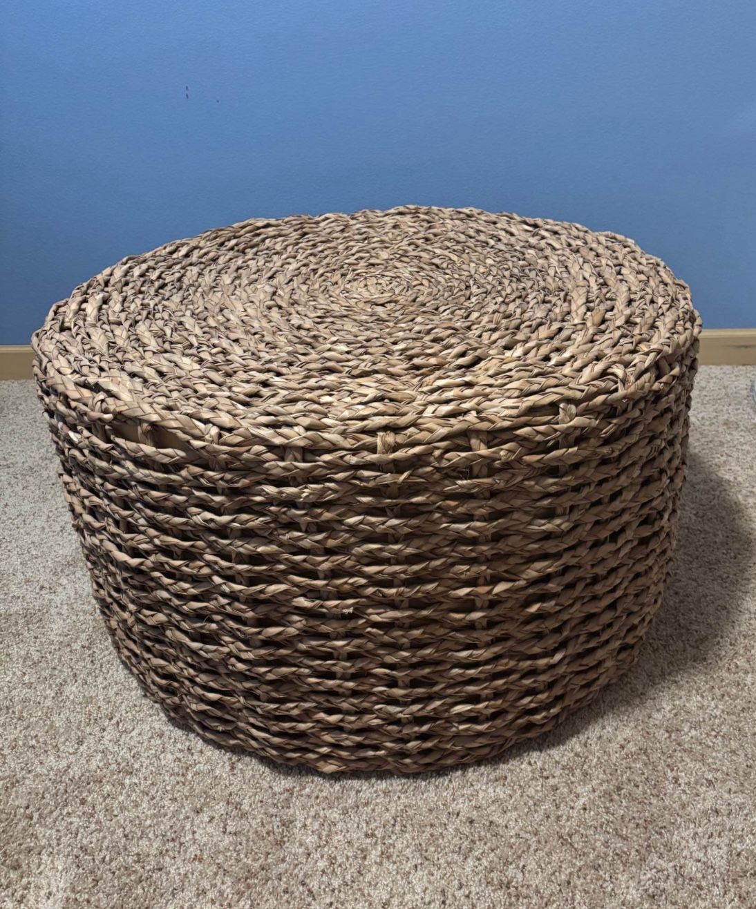 Round Woven Coffee Table
