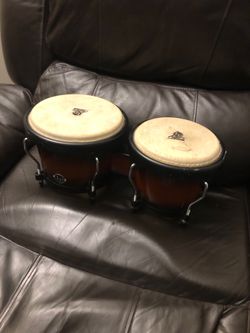 LP Aspire Wood Bongos - Vintage Sunburst