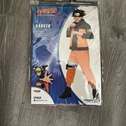 Naruto Kids Costume Medium 8-10 Size