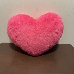 Pink Heart Pillow 