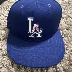 Dodger Blue Hat Size 7 1/8