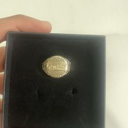 Last Supper Gold Ring
