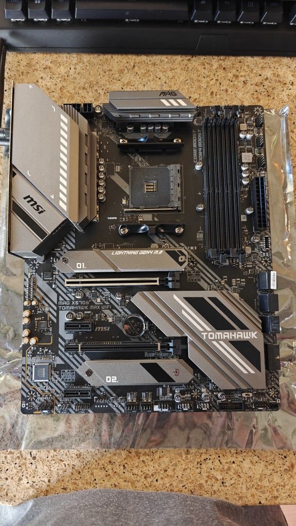 MSI MAG X570S TOMAHAWK MAX WIFI (ATX) – $100 – Pickup Only