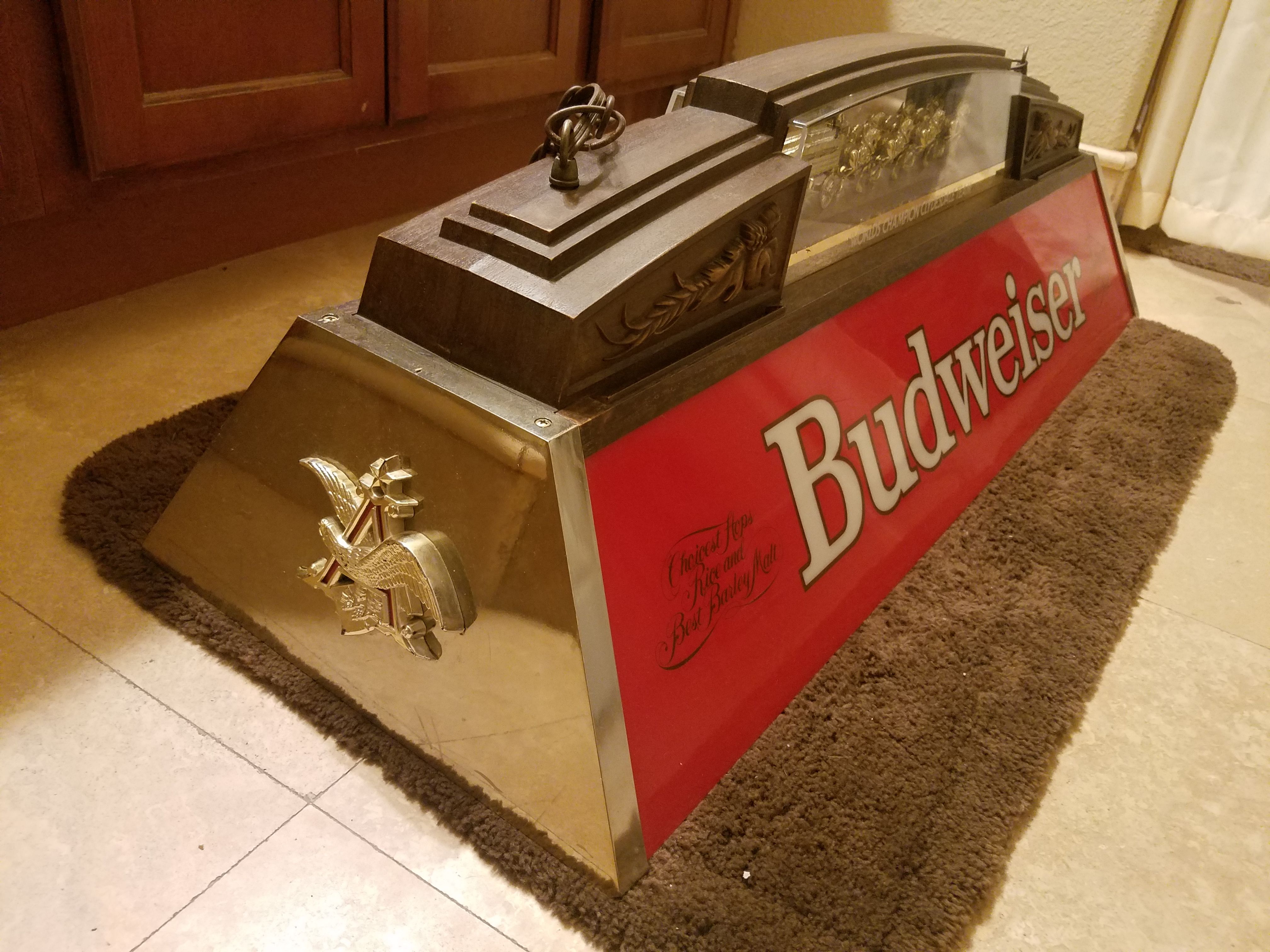 Vintage Budweiser Pool Table Light for Sale in Las Vegas, NV OfferUp