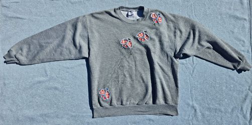 Vintage Upcycled Women's Sweatshirt Large