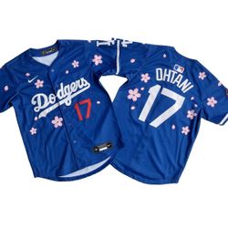 SHOHEI OHTANI #17 (M-3XL) Takashi Murakami Tokyo Series Dodgers Jersey kanji