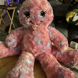BUILD A BEAR, PINK OCTOPUS PLUSH 18 INCHES