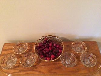 Antique Norwood “Cherry & Cable” 7 piece set