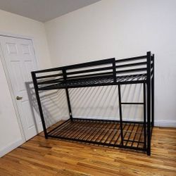 Bunk  Bed Frame for Kids, Twin-over-Twin