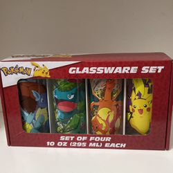 Pokémon Glass Set
