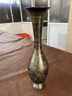Brass vase