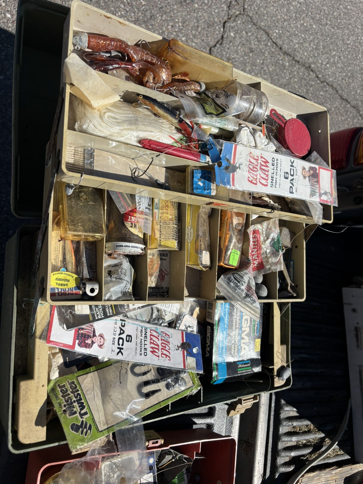 Fishing Tackle Boxes And Fishing Rod An Reels