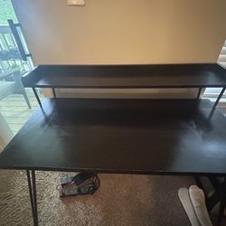 Black IKEA Computer/Office Desk