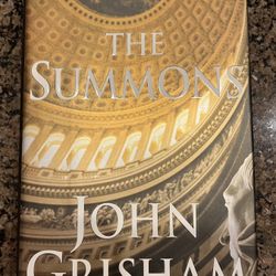 THE SUMMONS BY JOHN GRISHAM 2002, HARDCOVER, FIRST EDITION BOOK NOVEL