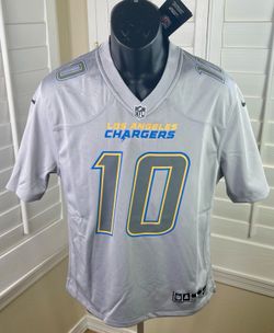 Nike NFL Los Angeles Chargers Justin Herbert #10 Gray Football Jersey - Available in Youth Size Large 14/16 & XL 18/20 - New w/Tags