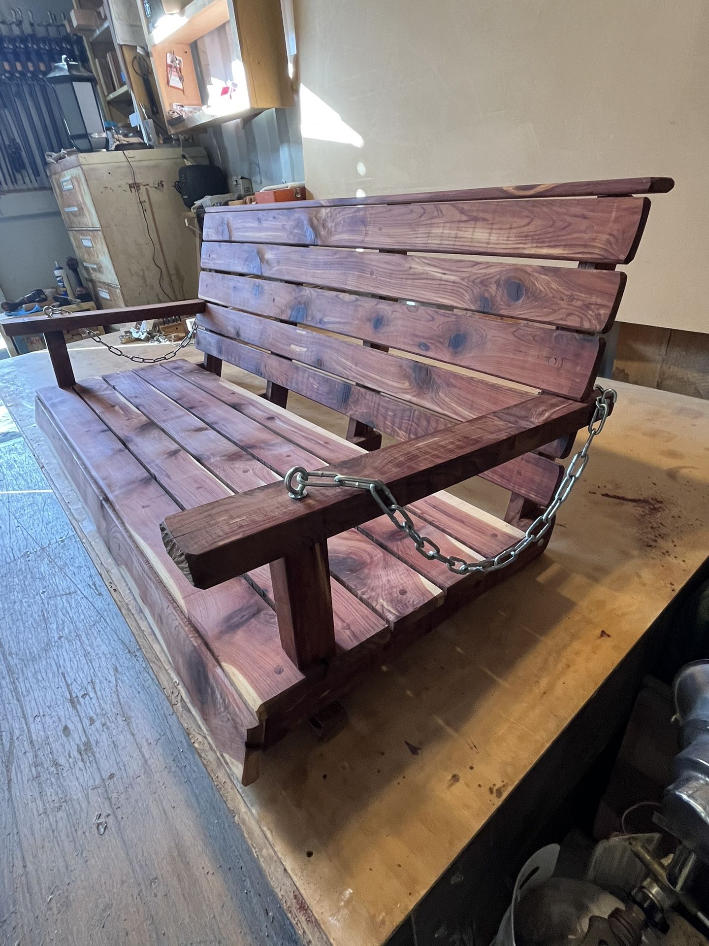 CEDAR PORCH SWING 50” Wide $280