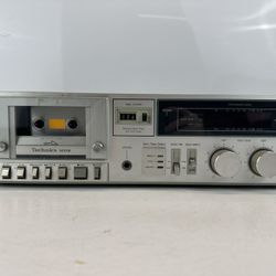 Vintage Technics RS-M218 Cassette Tape Deck Player - Tested and Works!