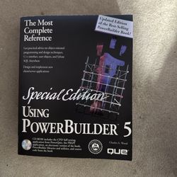 Vintage Computer Book: Using PowerBuilder 5
