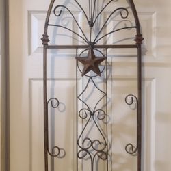 2 Decorative Metal Wall Shelf.  ($25 each)