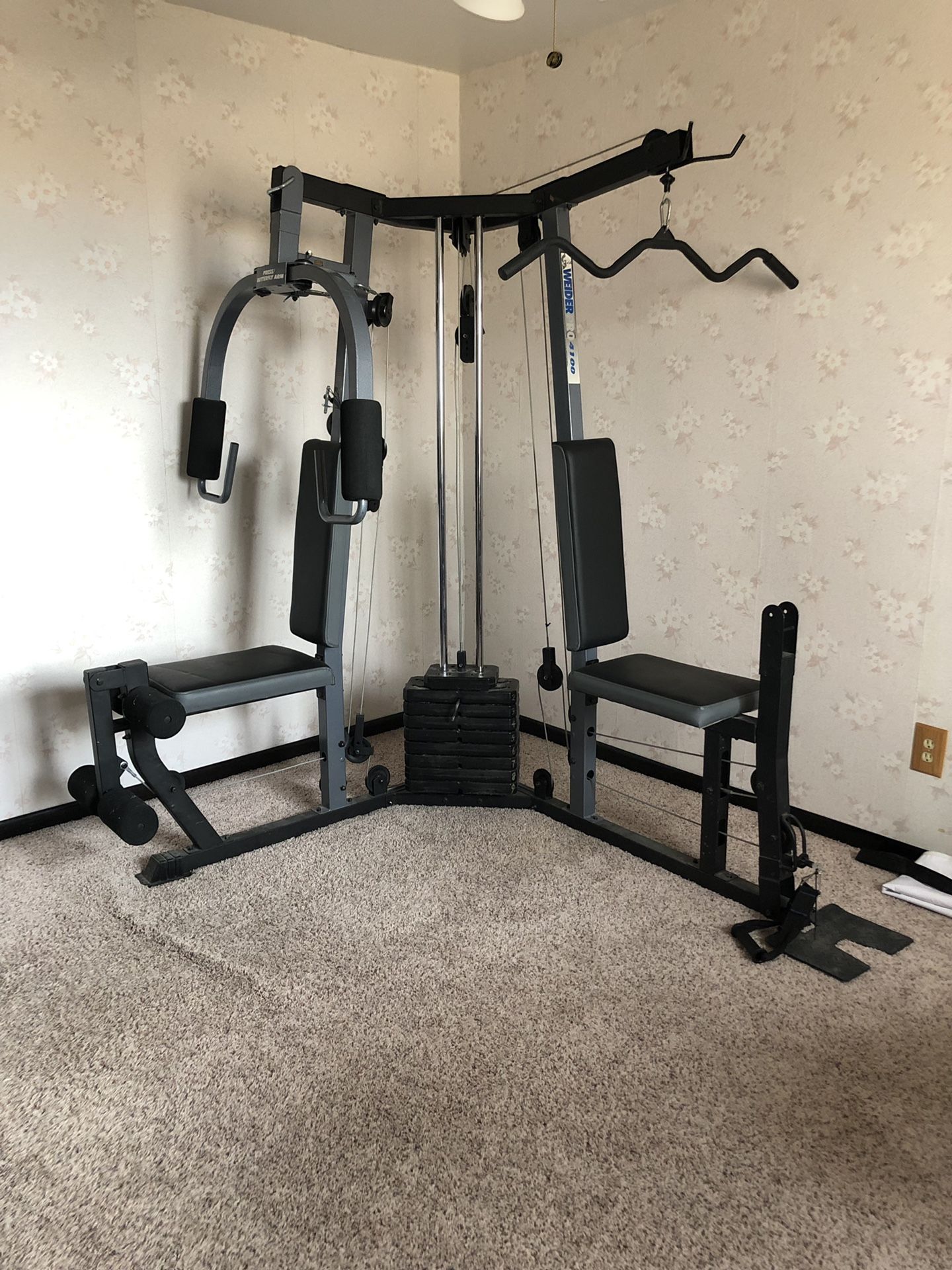 Weider pro 4100 home gym hotsell